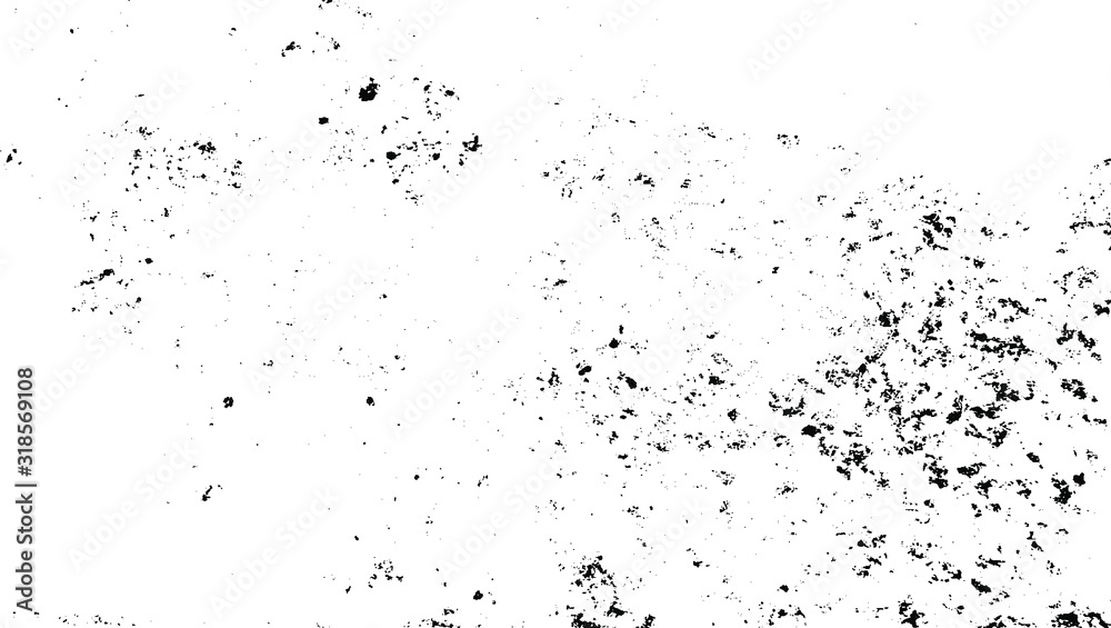 Fototapeta premium Abstract vector noise. Small particles of debris and dust. Distressed uneven background. Grunge texture overlay with fine grains isolated on white background. Vector illustration. EPS10.