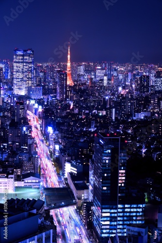 Wallpaper Mural 東京の夜景 Torontodigital.ca