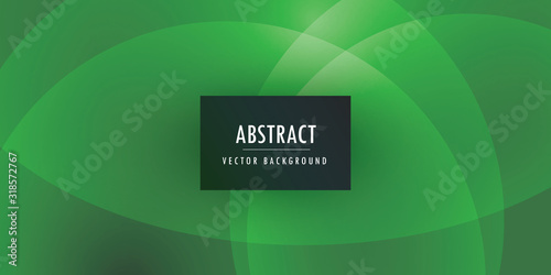 Abstract background with green circle