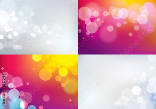 Bokeh abstract blurry light...