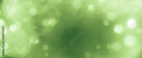 Abstract green bokeh backgr...