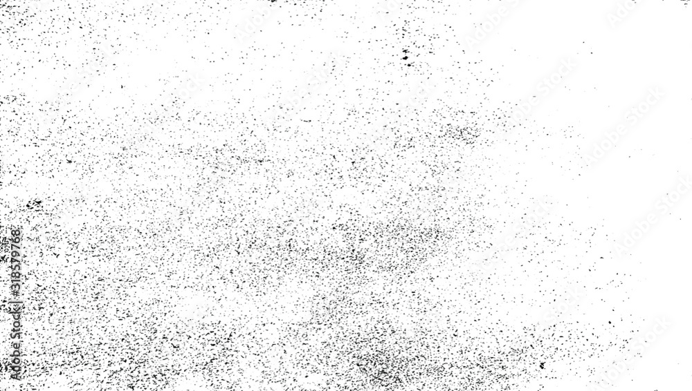 Abstract vector noise. Small particles of debris and dust. Distressed uneven background. Grunge texture overlay with fine grains isolated on white background. Vector illustration. EPS10. Abstract vector noise. Small particles of debris and dust. Distressed uneven background. Grunge texture overlay with fine grains isolated on white background. Vector illustration. EPS10.