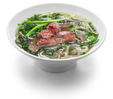 homemade pho bo, vietnamese beef noodle soup
