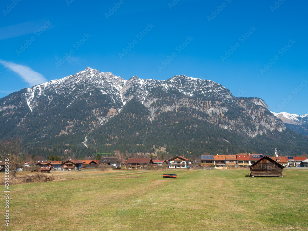 Hill in area of Garmisch Partenkirchen, Germany