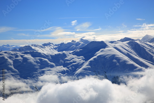 Mountains in the cloud