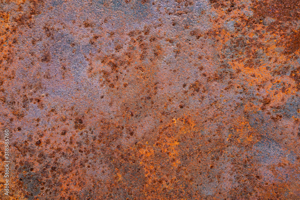 The metal surface is filled with rust that is reddish brown. .Gives a retro and vintage feel. The metal surface is filled with rust that is reddish brown. .Gives a retro and vintage feel.