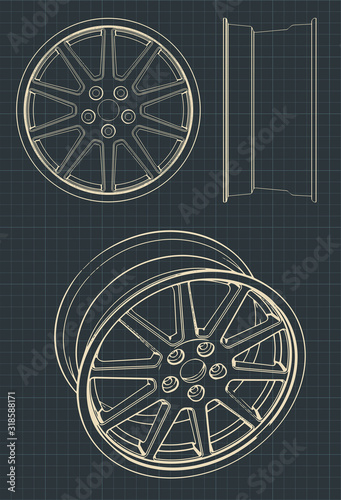 Automotive alloy wheels