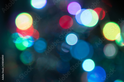Bokeh light and blur background 