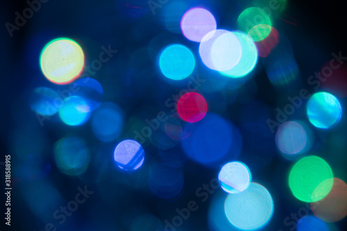 Bokeh light and blur background 