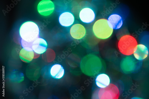 Bokeh light and blur background 