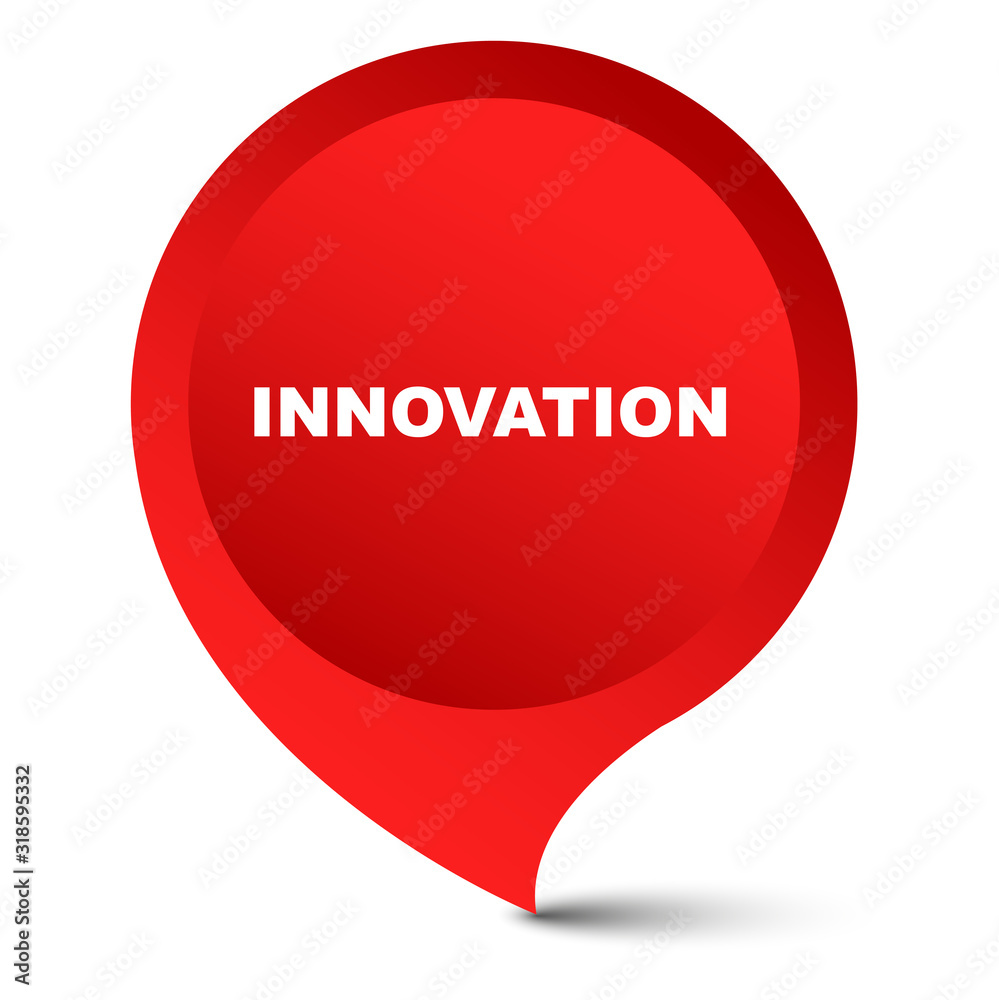 red vector banner innovation red vector banner innovation