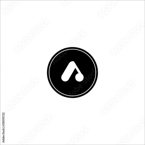 AA Letter Logo Design Vector