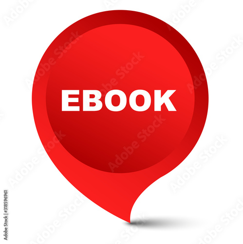 red vector banner ebook