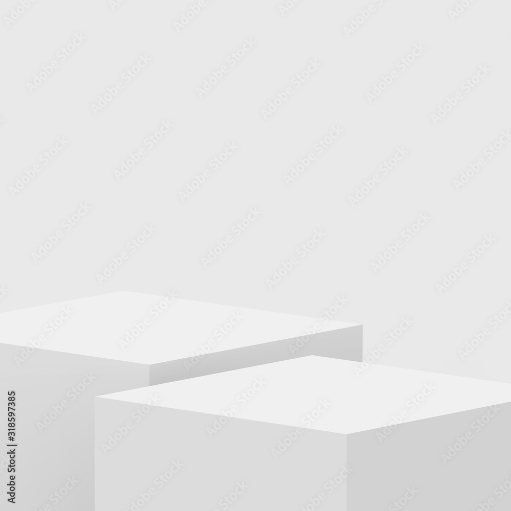 3d gray white cube and box podium .. minimal scene studio background. Abstract 3d geometric shape object illustration render. Display for online business product. 3d gray white cube and box podium .. minimal scene studio background. Abstract 3d geometric shape object illustration render. Display for online business product.