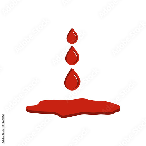 Bleeding icon.Isometric and 3D view.	