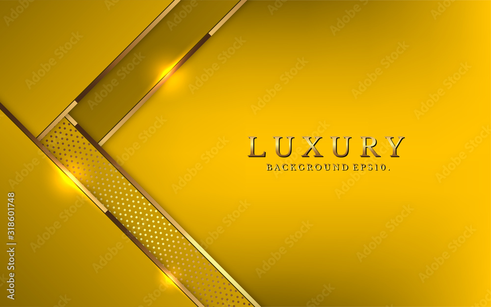 modern luxury Yellow background vector overlap layer on dark and shadow  black space with abstract for design. graphic illustration Texture with  line golden Sparkles glitters dots element decoration. Stock Vector | Adobe
