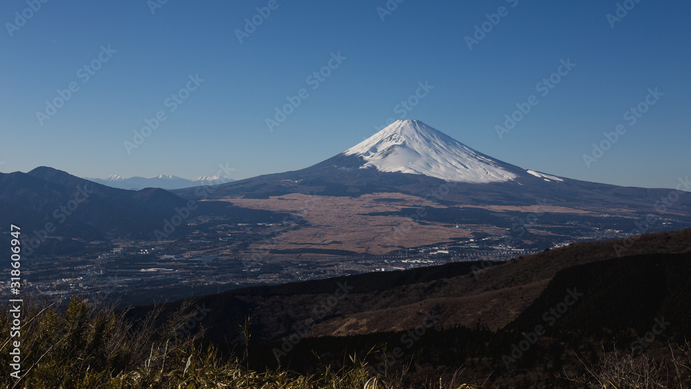 芦ノ湖スカイラインからの富士山