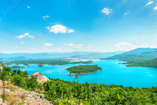 Slano lake in Montenegro