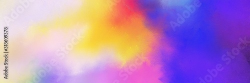 colorful vibrant antique horizontal background banner with blue violet  light gray and pastel orange color