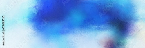 colorful vibrant aged horizontal header background  with royal blue, lavender and baby blue color © Eigens