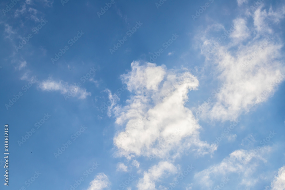 Blue sky background with white clouds Blue sky background with white clouds