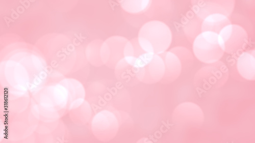 pink bokeh blur abstract background. Valentines day background greeting card. Happy Valentine's Day resolution concept.
