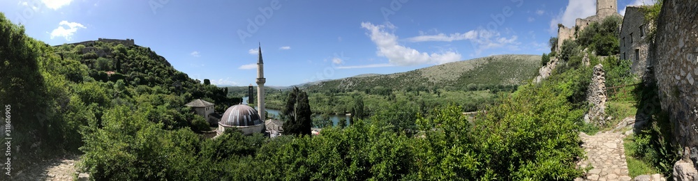 Fototapeta premium panorama of mountains