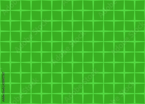 Seamless geometric pattern design illustration. Background texture. In green color.
