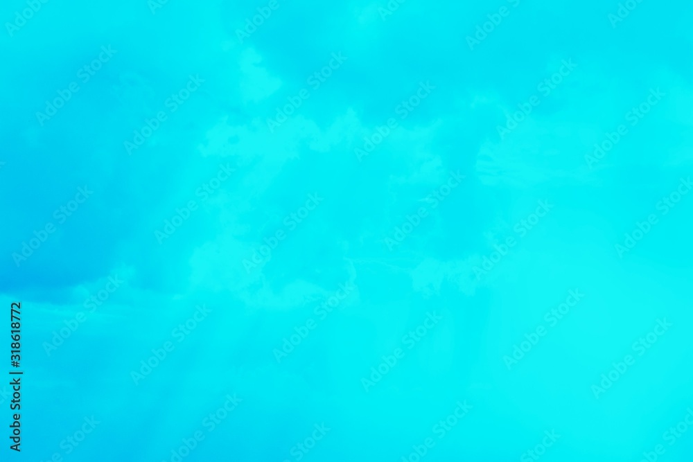 Turquoise aqua aquamarine color gradient abstract background
