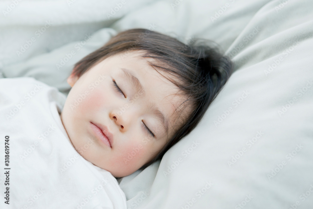 Close up of sleeping toddler boy Close up of sleeping toddler boy