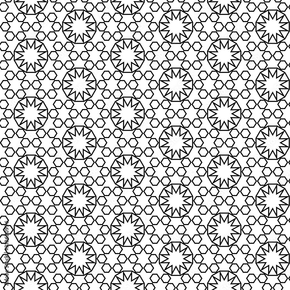 Seamless abstract geometric background pattern