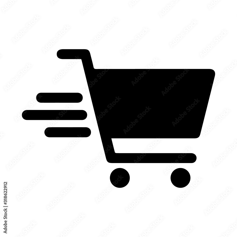 Shopping cart icon (Vector) Shopping cart icon (Vector)