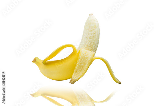 banana isolated on white background