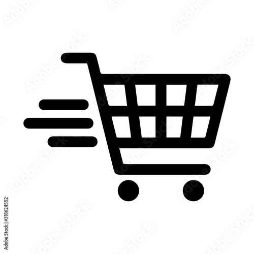 Shopping cart icon (Vector)