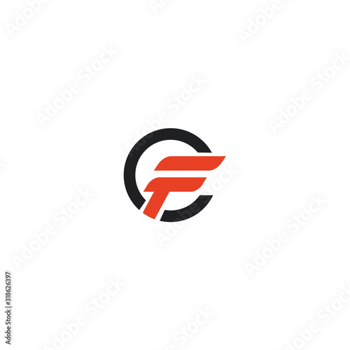 Free Download FC CF Letter Logo Design Vector - GFXLoad