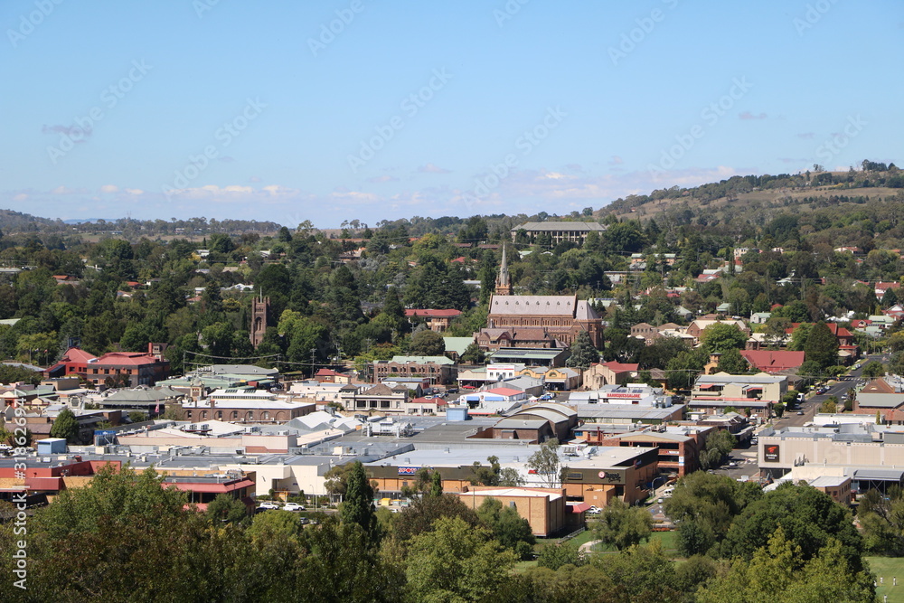 View to Armidale in New South Wales, Australia