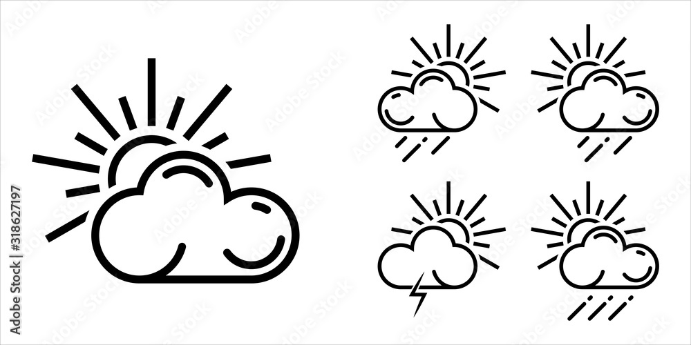 weather icon for the application or website