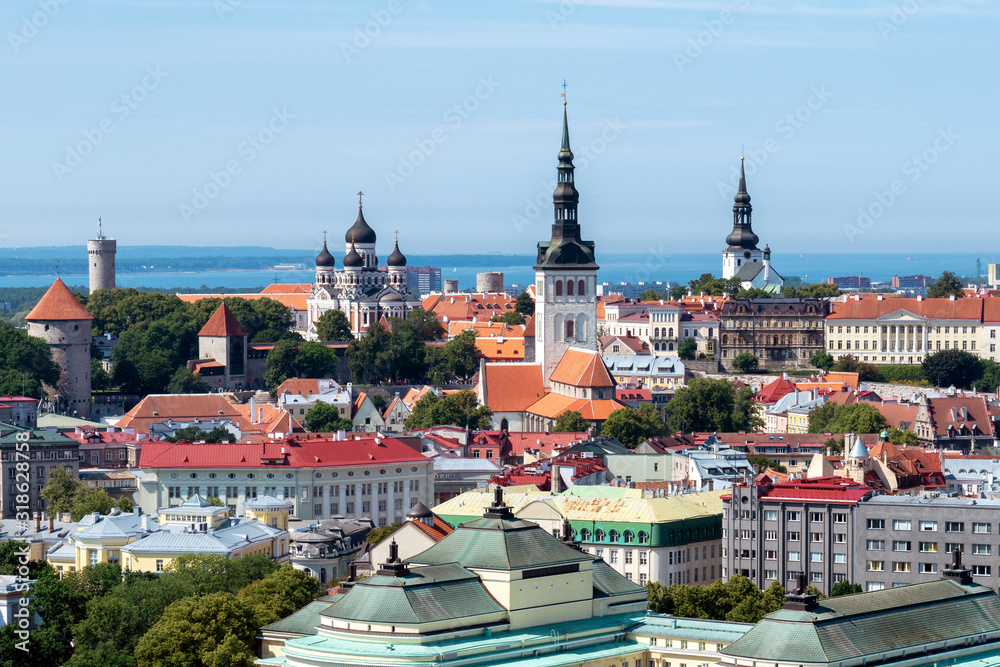 Fototapeta premium Old Town Tallinn, Estonia