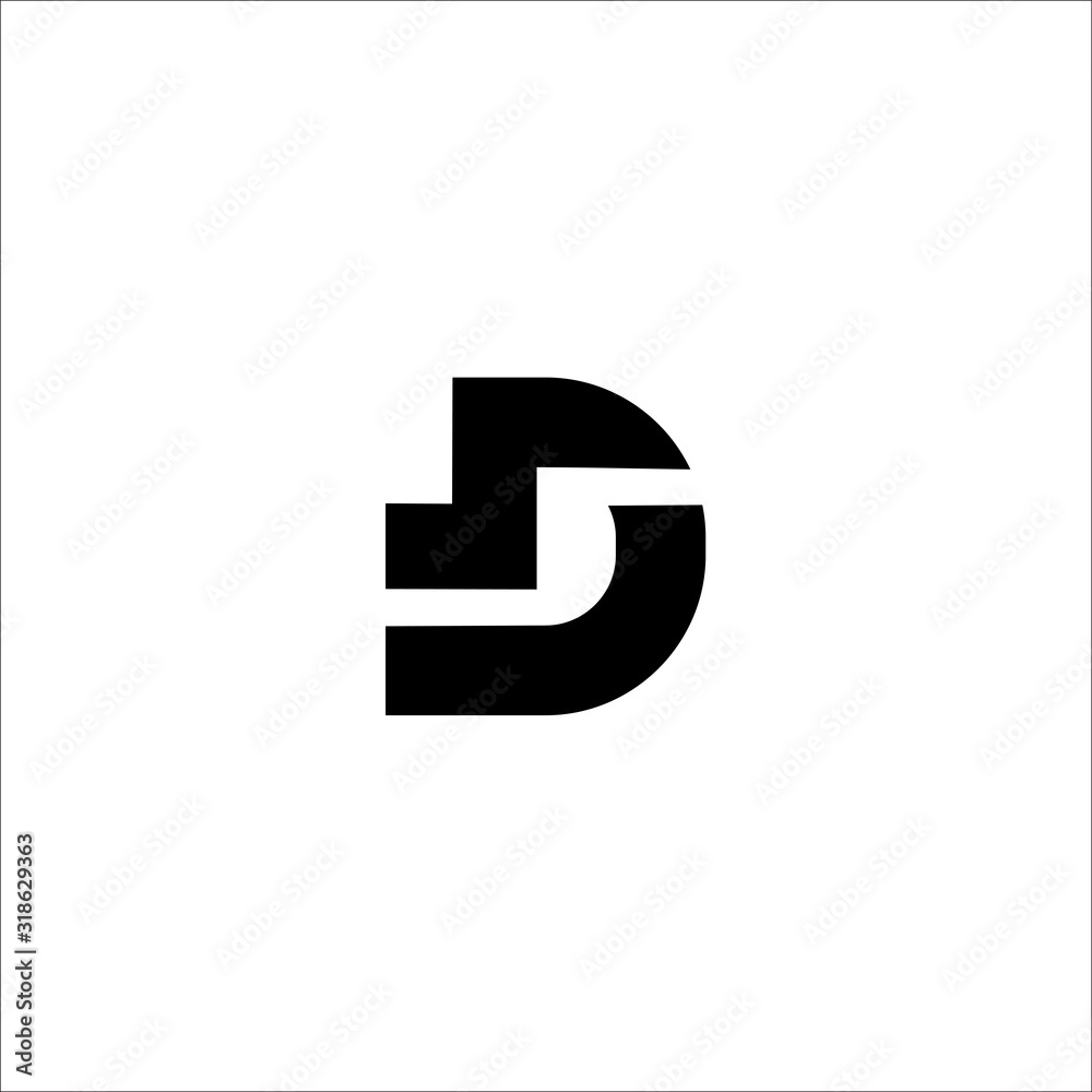 DS SD Letter Logo Design Template DS SD Letter Logo Design Template