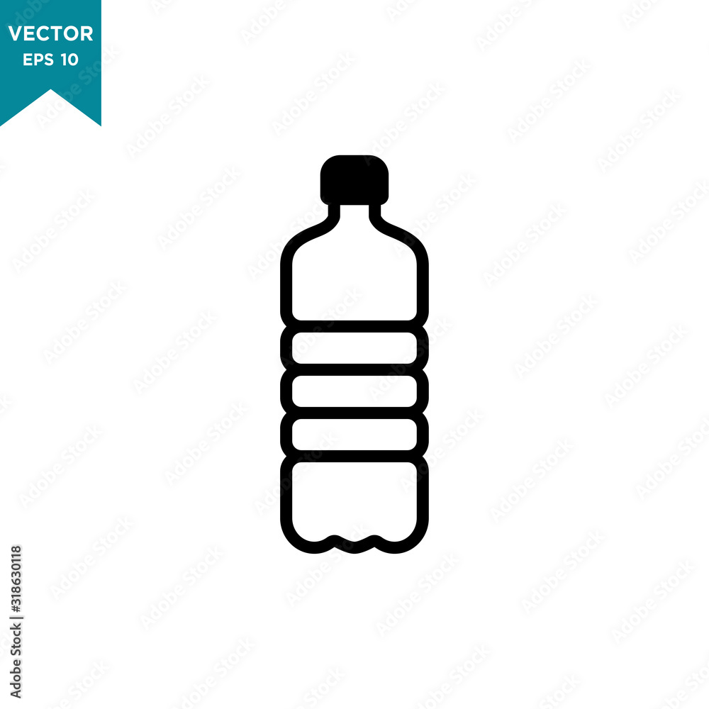 water bottle icon, flat design best bottle icon 