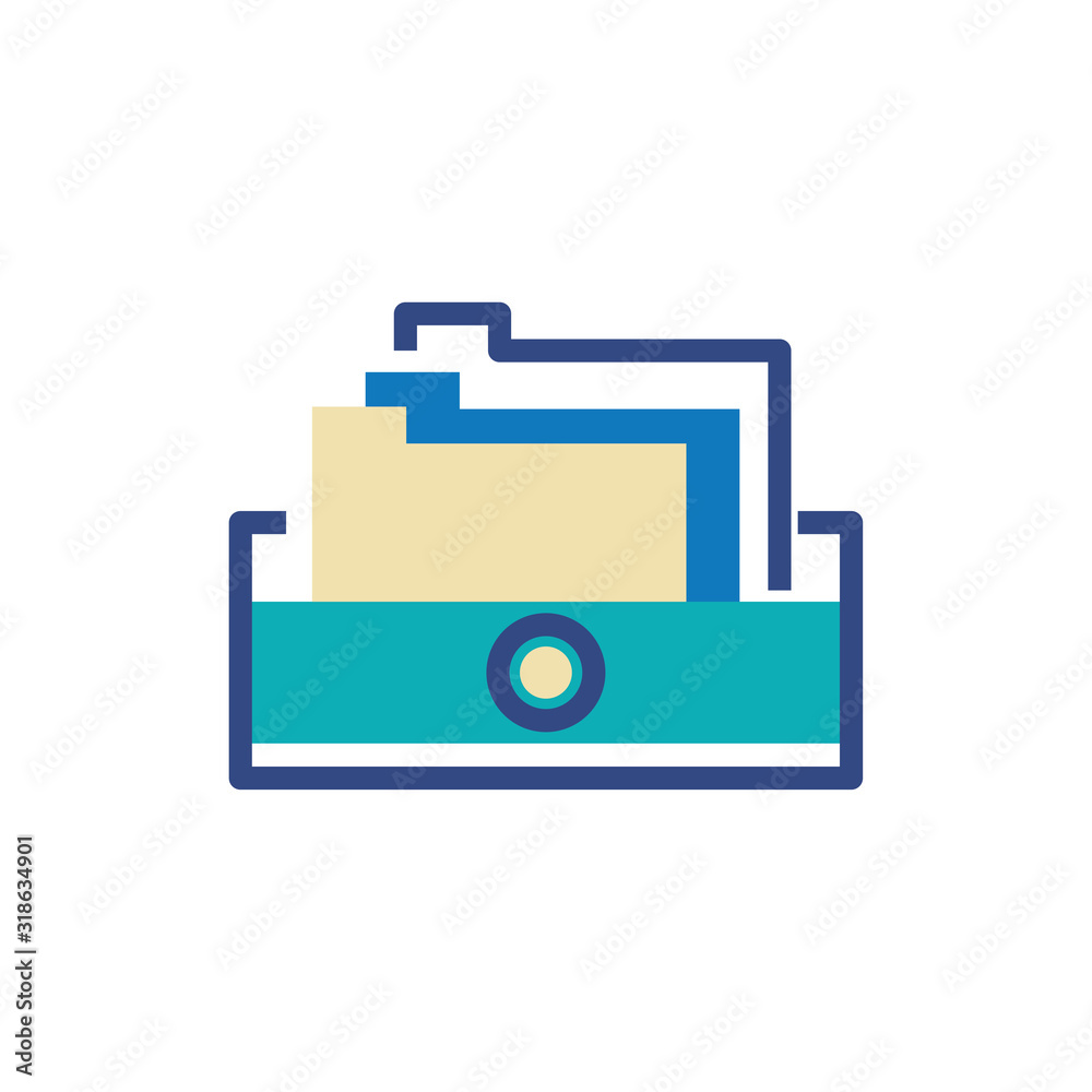 Isolated file inside furniture vector design Isolated file inside furniture vector design
