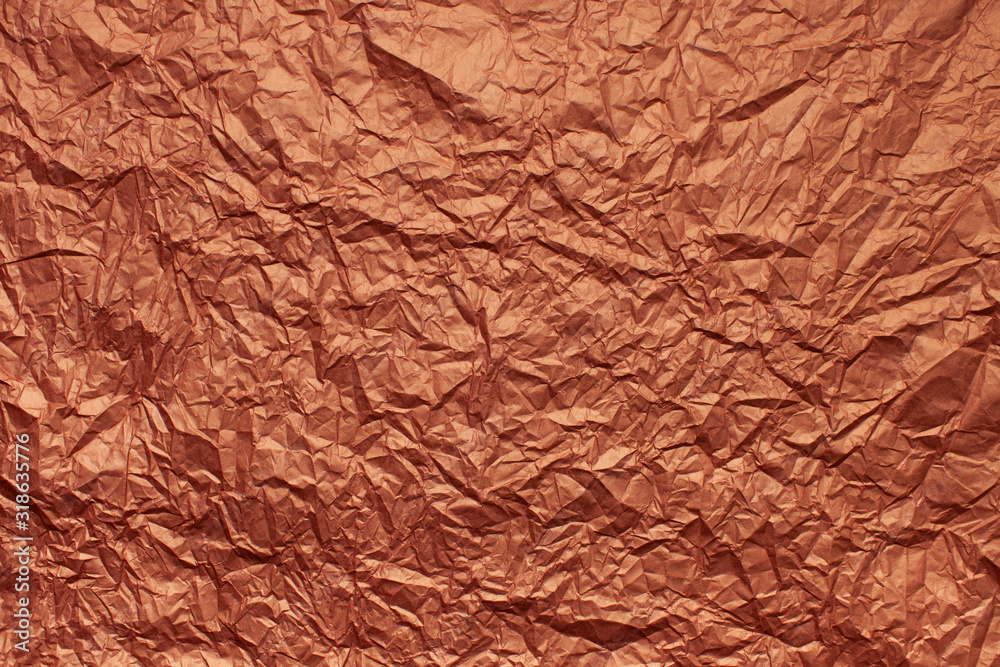 Obraz premium Texture background crumpled packaging red paper
