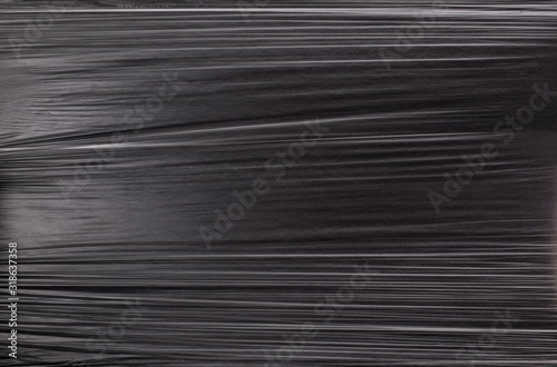 Background texture of a polyethylene transparent stretched film