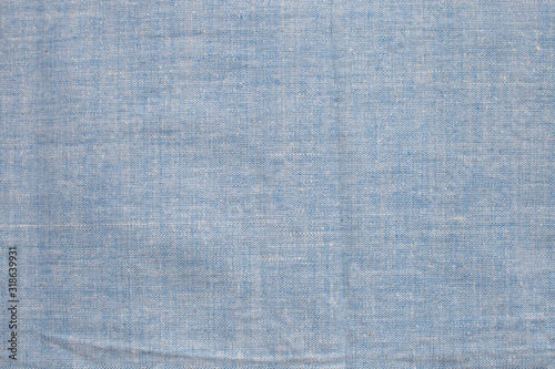 Texture of a thin denim dress fabric