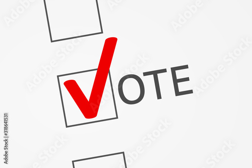Concept of choice made during voting, election, polling and referendum