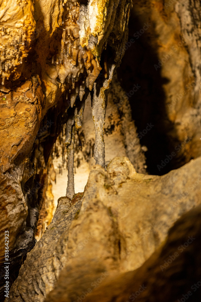 Abstract stone cave background