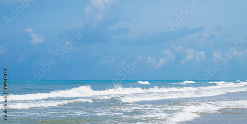 Waves after waves on South China Sea.