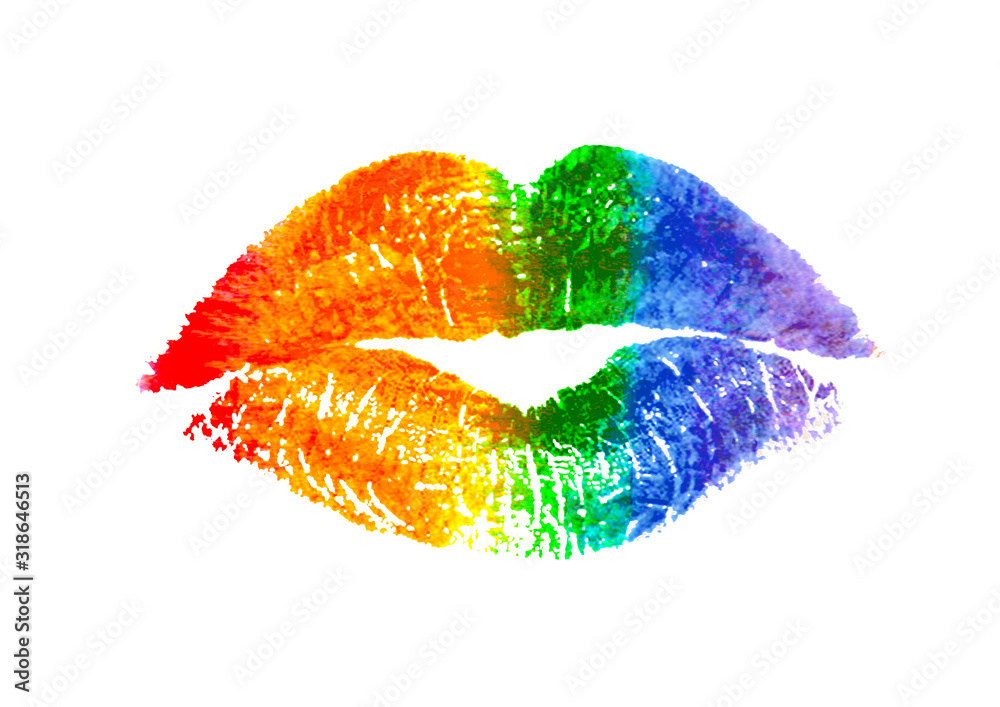 Rainbow kiss