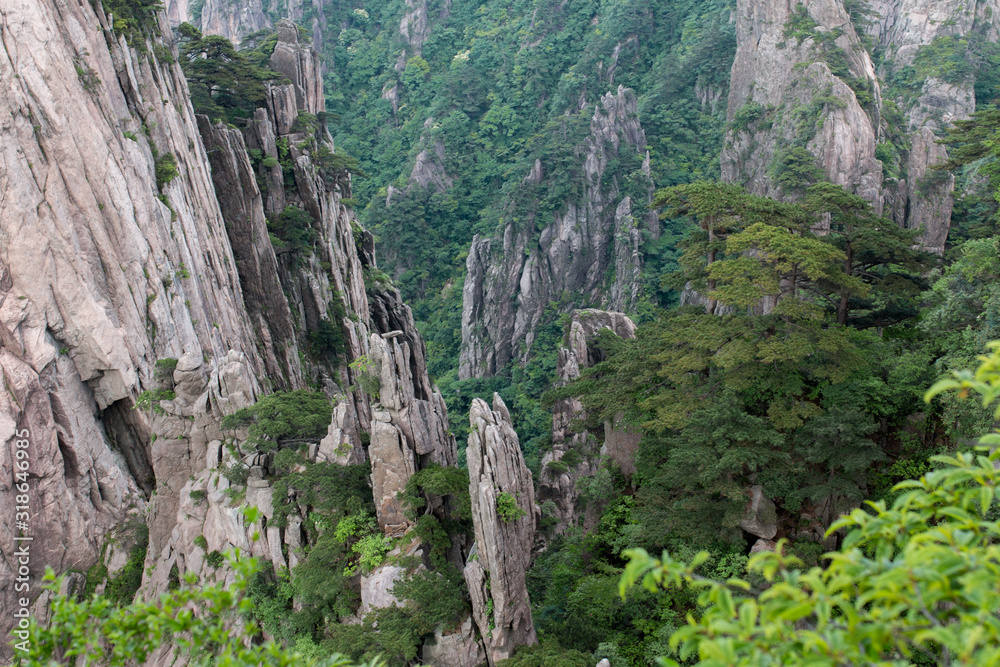 China Huangshan Gelbe Berge