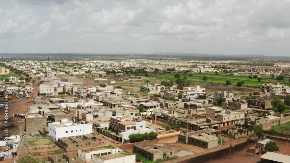 Africa Mali Buildings and Village Aerial View 2 Africa Mali Buildings and Village Aerial View 2